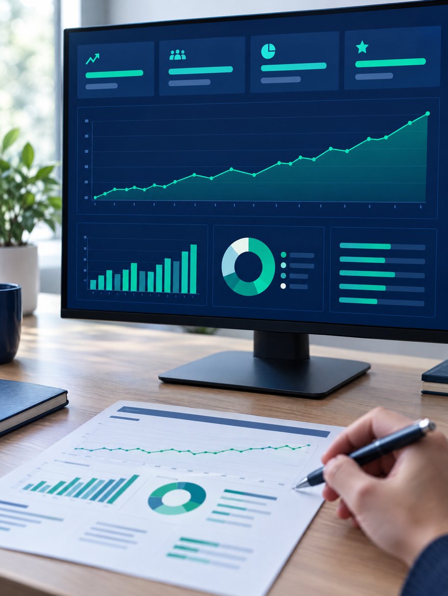 Performance dashboard and monthly report