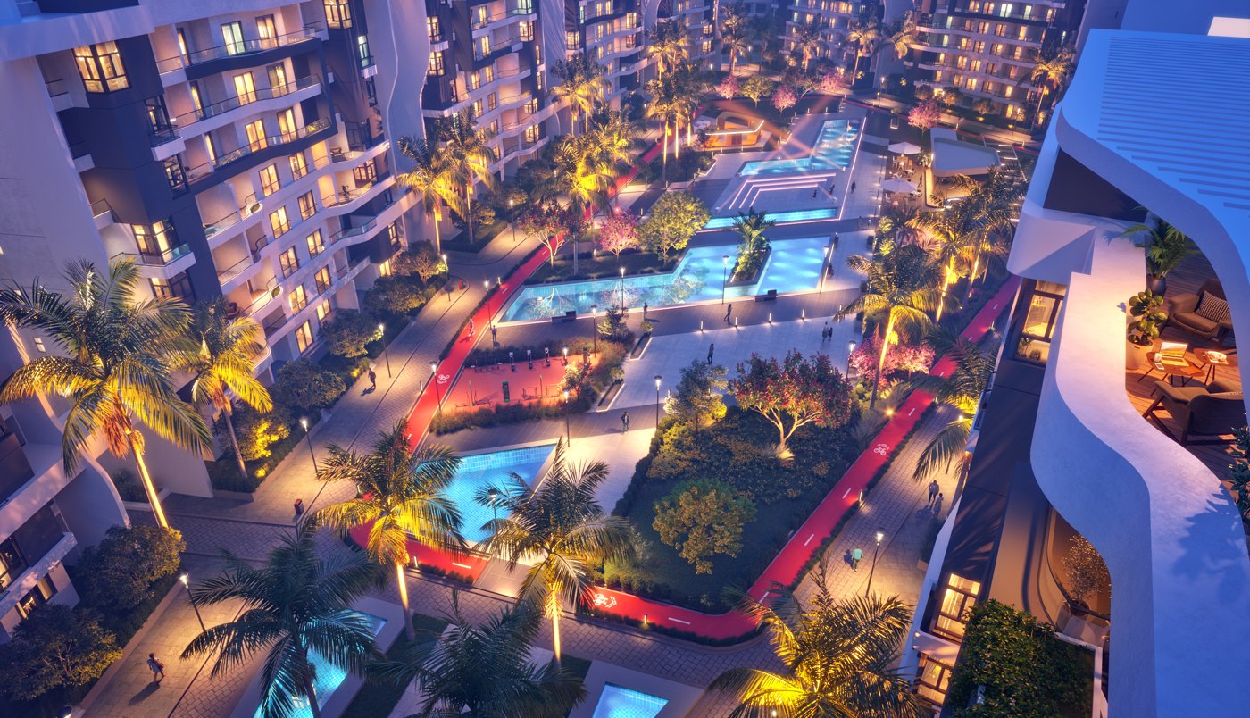 Project render at night