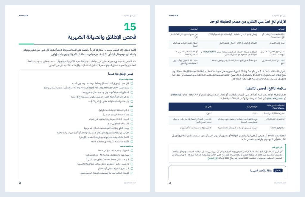 دليل تتبّع التحويلات: صفحات من الداخل 5