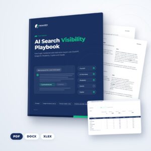 AI Search Visibility Playbook (PDF and files), by AdvanSEM