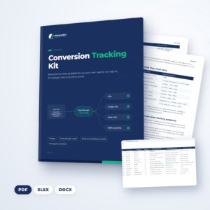 Conversion Tracking Kit (PDF and files), by AdvanSEM