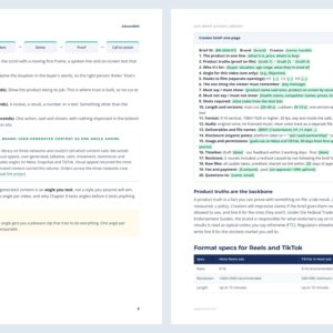 UGC Brief & Hook Library